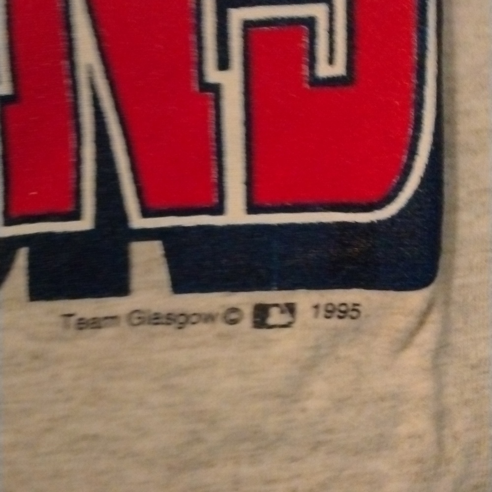 Vintage collectible 1995 World Series Cleveland Indians short sleeve  T-shirt - Picture 5 of 7